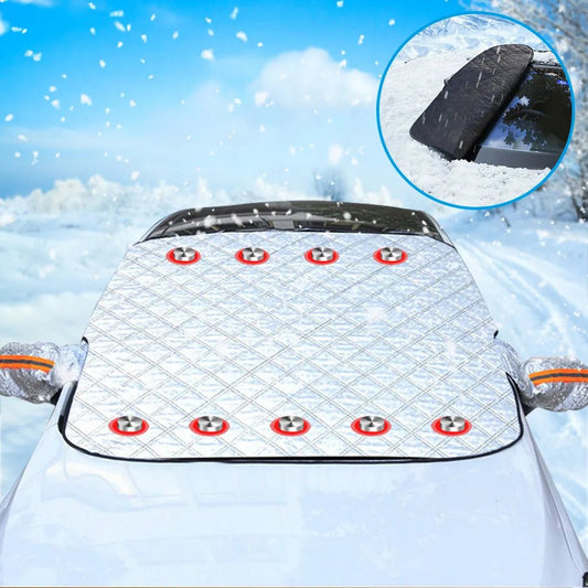pare-soleil magnétique universel pour voiture , protège neige , glace , soleil , visières avec 9 aimants . - le faucon noir